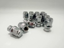 24Pc 12x1.5 Chrome Extended Thread Bulge Acorn Lug Nuts ET Tapered Conical Seat picture