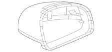 Mercedes Benz AMG GT C AMG GT Door Mirror Cover Front Right OE 23181018009799 picture