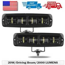 6inch LED Work Light Bar Spot Flood Pods Fog Offroad Driving Truck SUV ATV 4WD picture