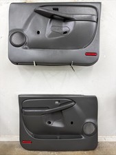 99-06 Chevrolet Silverado GMC Sierra Pair Of Door Panels OEM Manual Dark Pewter picture