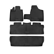 OMAC Floor Mats Liner for Toyota Sienna 2004-2010 Black TPE All-Weather 4 Pcs picture