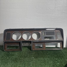 1981-93 Dodge Ram Or Ram Charger Dash Instrument Cluster Bezel OEM Black Non AC picture