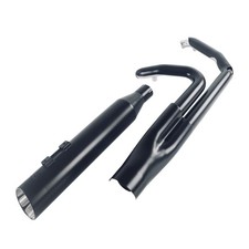 SHARKROAD 2-1 Slip On Exhaust for Harley Touring Exhaust 95-16,W/ 4.5