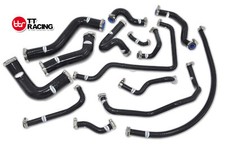 Silicone Coolant/Breather Hoses fits Mazda Mx5 1.6 MK1 NA Radiator '89-'98  BK. picture