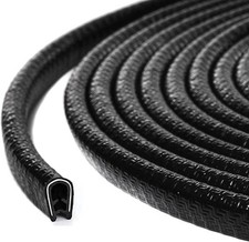 32Ft Car Door Edge Guards Black Universal Rubber 32 ft,  picture