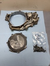 2003 03-05 YAMAHA YZ450F 03-06 WR450F OEM INNER & OUTER CLUTCH COVER W/BOLTS picture
