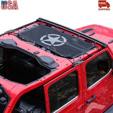 Star Bikini Top Mesh Sun Shade Net Cover For Jeep Wrangler JL 2018+ Accessories picture