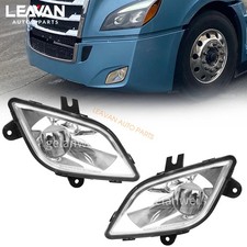 For 2018-24 Freightliner Cascadia LED Fog Light Front Bumper Driving Lamp Chrome picture
