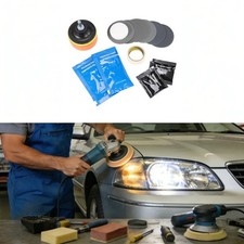 Headlight Restoration Polish Kit with Lens Tools picture