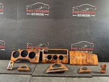 97-03 JAGUAR XK8 INTERIOR WOOD GRAIN DASH TRIM BEZEL 8 PIECE SET picture
