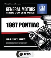 1967 Pontiac Factory OEM Shop Manuals on USB picture