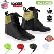 Men's Motorcycle Sneaker Boots Waterproof Shoes Protective Footwear CE Approved picture
