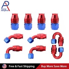 10PACK AN12 12AN PTFE Teflon Hose End Fitting Adapter Kit E85 Oil Fuel Gas Line picture