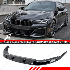 For 21-23 BMW G30 530i 540i M Sport M550i LCI FD Style Glossy Black Lip Splitter picture