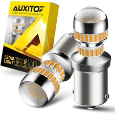 AUXITO 1156 Amber LED Turn Signal Light Bulb Error Free Anti Hyper Flash 2800LM picture