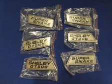 2005-2014 FORD MUSTANG SHELBY GT500 SUPER SNAKE RARE LIKE NEW NOS EMBLEMS SET picture