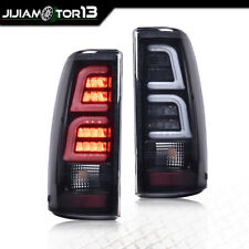 Smoke LED Tube Tail Lights Brake Lamps Fit For 99-02 Chevy Silverado/GMC Sierra picture