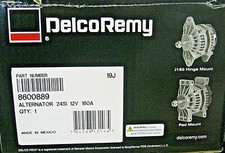 BRAND NEW ~ DELCO REMY 8600889  ALTERNATOR 12V 160A 24SI, PAD MOUNT picture
