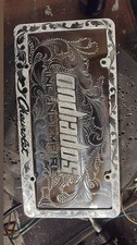 customizable engraved full license plate picture