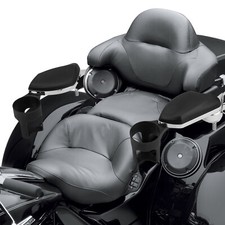 Rear Passenger Armrests w/ Drink Cup Holder For Harley Touring Tri Glide 14-25 picture
