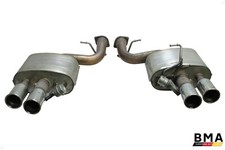 Ferrari 599 GTB Rear Left & Right Engine Exhaust Muffler Set 2007 - 2011 OEM picture