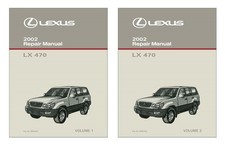 2002 Lexus LX 470 Factory Shop Service Manual picture