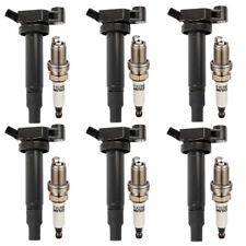 6X Ignition Coils + 6X Iridium Spark Plugs for Toyota Camry Sienna Highlander V6 picture