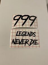 Juice Wrld 999 & Legends Never Die Car Decals (MATTE BLACK) picture