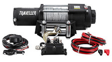 Traveller 4500 lb 12V Electric Winch Steel Cable Brand New ATV UTV Off Road picture