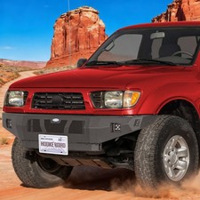 Fit 1995-2004 Toyota Tacoma Steel Front Bumper Replacement Bar w/Turn Signal Led picture