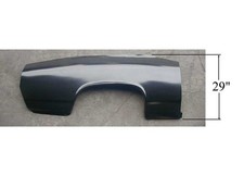 Sherman Driver Side/Left Quarter Panel Skin For 1968 Chevrolet Chevelle picture