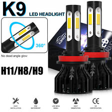 4-Side H11  LED Headlight Super Bright Bulbs Kit 6000LM HIGH/LOW Beam 6000K picture