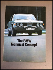 1972 1973 BMW Technical Concept Car Sales Brochure Catalog - 2000 3.0CSi 3.0Si picture