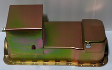 79-93 Fox Body Ford 7qt Dual Sump Zinc Drag Oil Pan Small Block 302W 5.0L RETURN picture