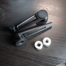 Universal Matte Black Window Cranks (2 Included in Set) C10, S10, Chevy Cars picture