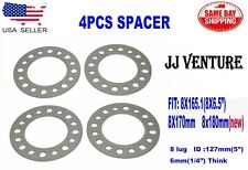 4PC UNIVERSAL WHEEL SPACER FIT 8x165.1 8x170 8x180 8x6.5 6MM(1/4”) [FITS: RAM] picture