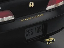 1997-2001 Honda Prelude Gold Rear Emblem Logo BB6 Type SH H22 OEM JDM Rare picture