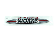 2007-2013 MINI John Cooper Works Rear Boot Badge 51147476376 R55 R56 R57 R60 JCW picture