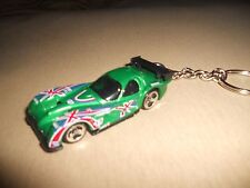 PANOZ GTR-1 GTR 1 DIECAST MODEL TOY CAR KEYCHAIN KEYRING NEW GREEN picture