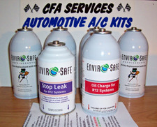 1995-OLDER CAR AUTO A/C REPLACEMENT REFRIGERANT +STOP LEAK+OIL R12 SYSTEMS =90oz picture
