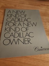 1981 Cadillac Cimarron 12-page Sales Brochure picture
