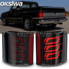Sequential Full Led tail light for 1973-1987 Chevy& GMC Starting Animated,Smoked picture