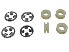 4pcs quarter window rollers nylon 4pcs roller clips fits Dart Valiant 64 65  B82 picture