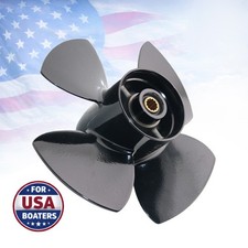 High Thrust Propeller 8.7 x 5 For Tohatsu Mercury 8-9.9hp 2 & 4 Stroke 12 Spline picture