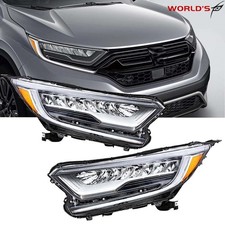 Right+Left For Honda CRV CR-V 2017-2022 LED Built-In Full LED Headlight Headlamp picture