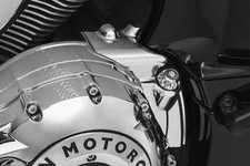 KURYAKYN 5644 Kuryakyn Rear Oil Panel Accent Chrome Indian picture