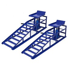 Garvee 2 Pack Hydraulic Car Ramps 5T 11000Lbs Adjustable 9.3-14