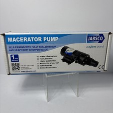NEW Jabsco 18590-2092 Macerator Waste Pump 12V DC Marine Self-Priming 1-1/2