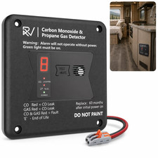Digital RV Carbon Monoxide & Propane Dual Gas Alarm - Hard-Wired DC 12V,  picture
