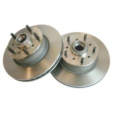 1967 68 69 70 GM A F X Body Front Disc Brake Two Part Factory Stock Rotor Pair picture